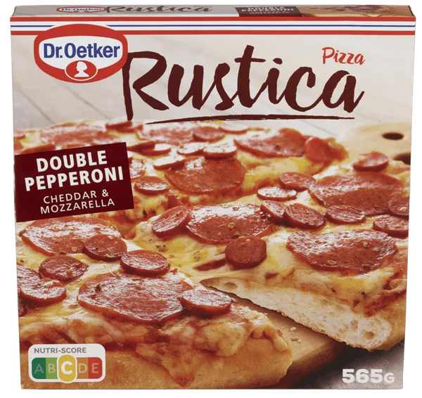 Dr. Oetker Rustica Double Pepperoni 565g