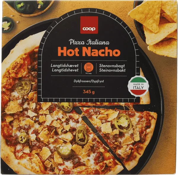 Coop Pizza Hot Nacho 345g