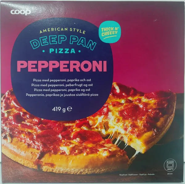 Coop Pizza Deep Pan Pepperoni