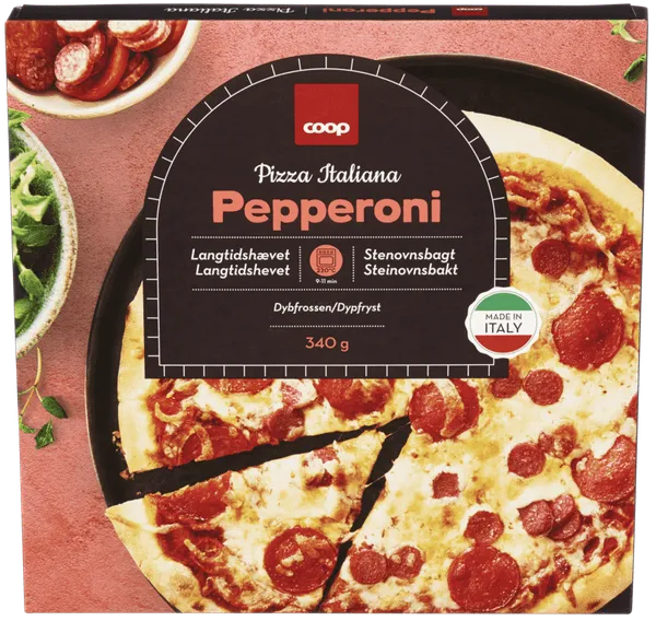 Coop Pizza med Pepperoni 340g